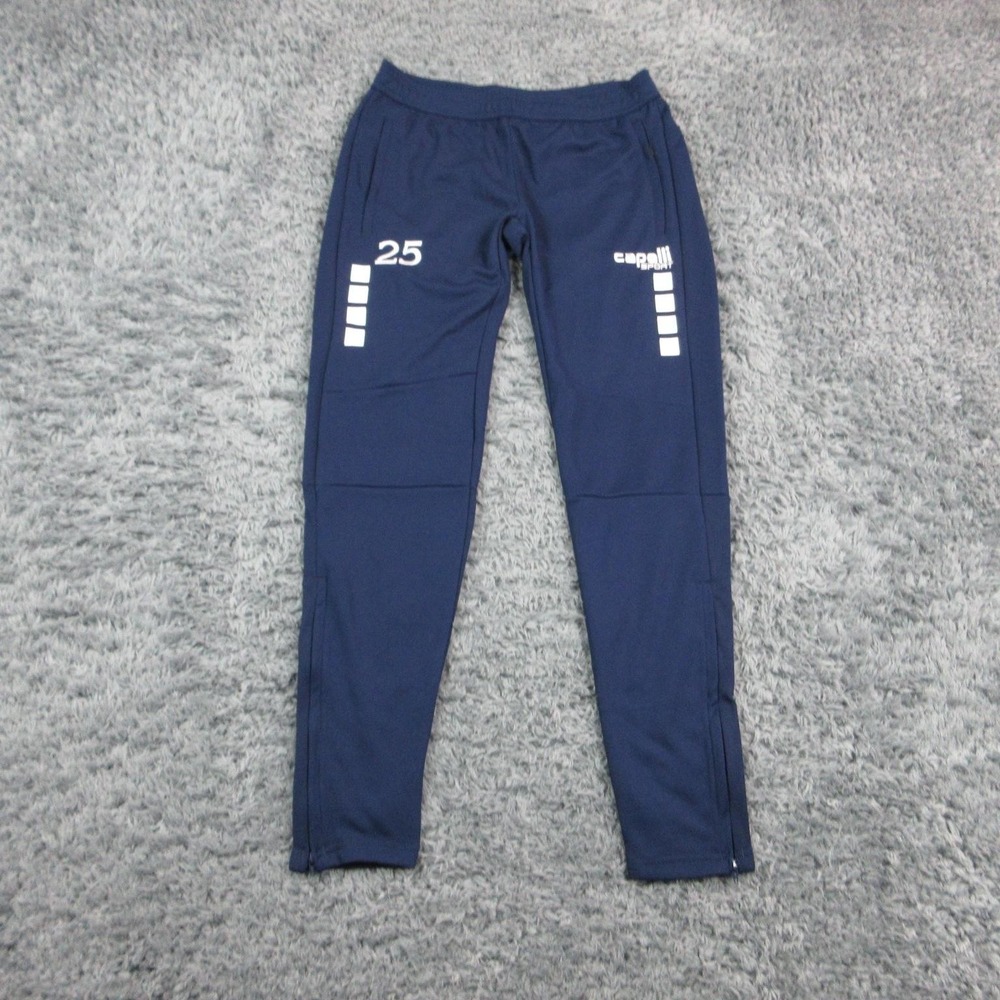 Capelli Sport Pants Womens S Blue Track Slim Activewear Pockets 29x30.5 NWT